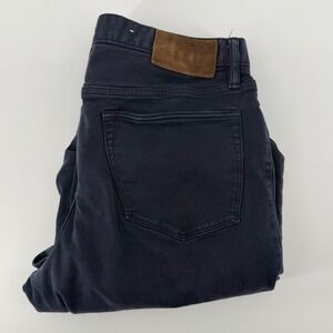 Todd Snyder Jeans Mens 31x32 Faded Black Relaxed Fit Straight Leg Denim Pants